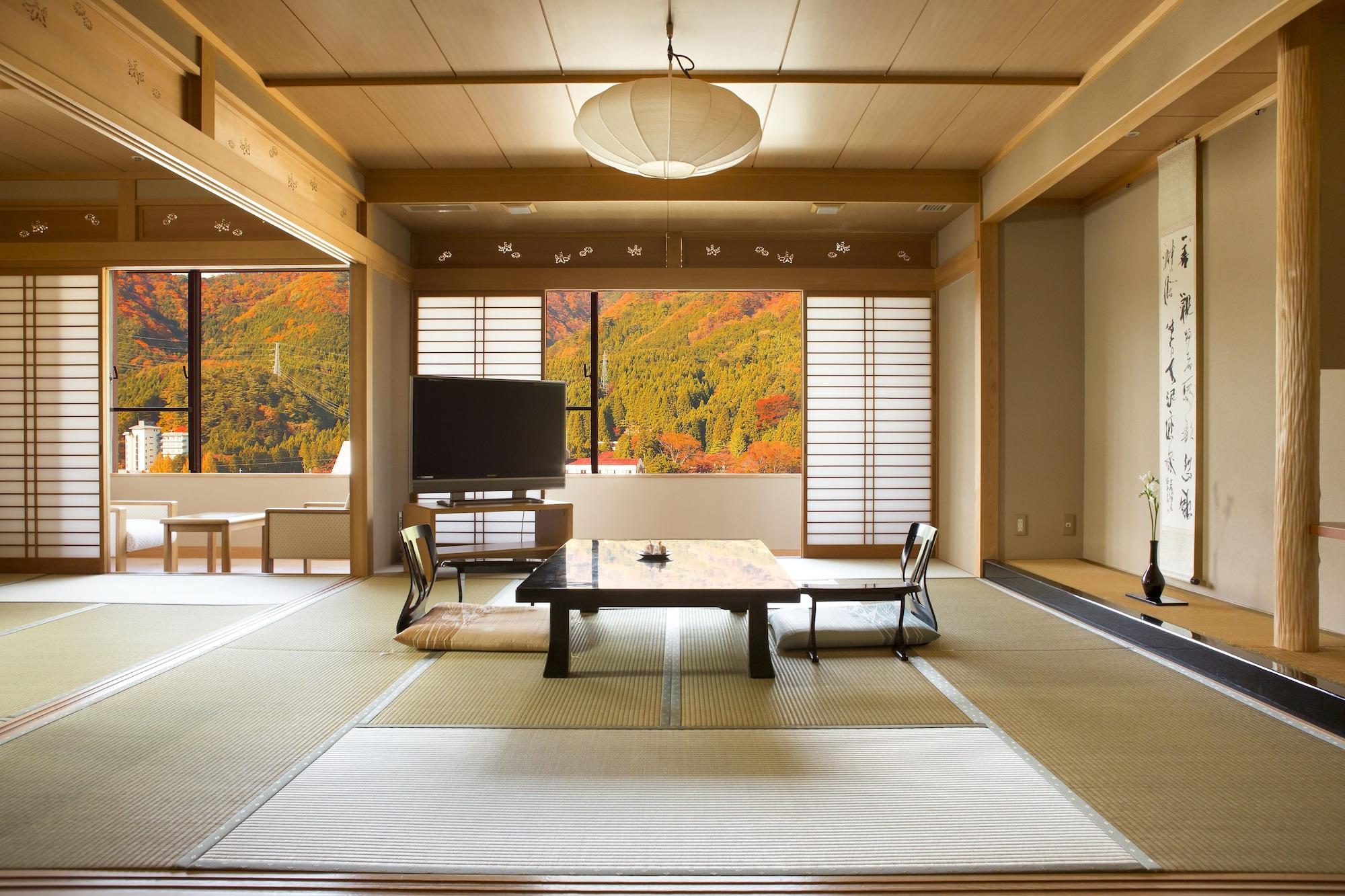 Hotel Kinugawa Onsen Sanraku Nikko Exterior foto